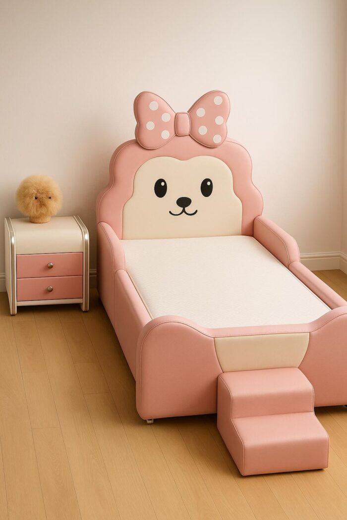 Leather Upholstery Character Kids Beds