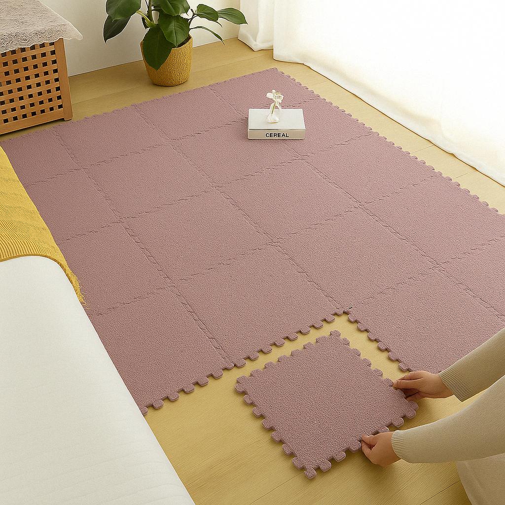 Modular Interlocking Carpet Tiles