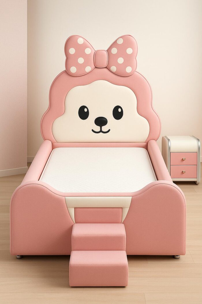 Leather Upholstery Character Kids Beds