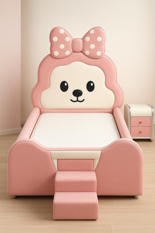Leather Upholstery Character Kids Beds
