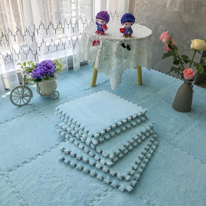 Modular Interlocking Carpet Tiles