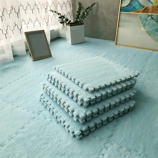 Modular Interlocking Carpet Tiles