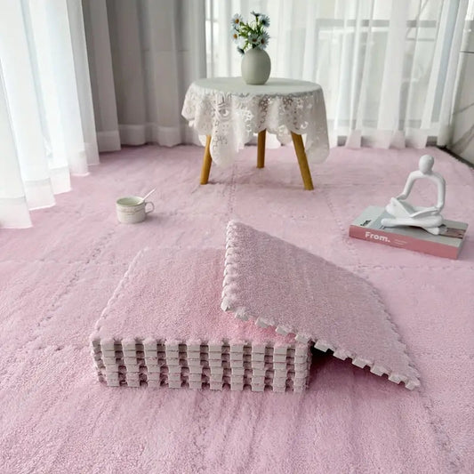 Modular Interlocking Carpet Tiles