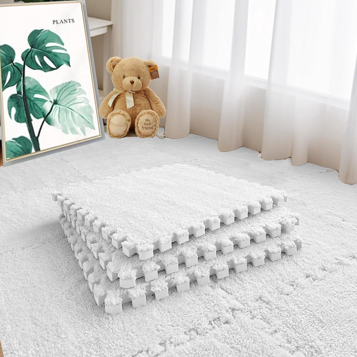 Modular Interlocking Carpet Tiles