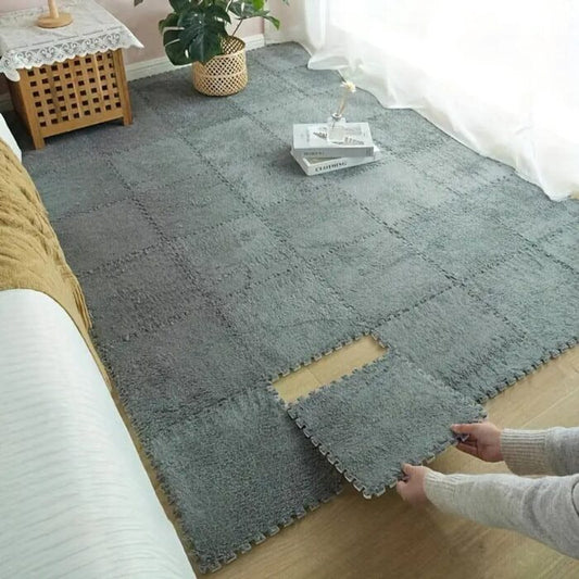 Modular Interlocking Carpet Tiles