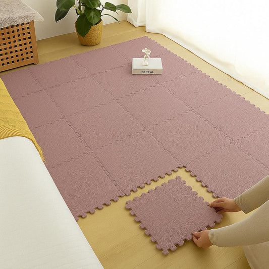Modular Interlocking Carpet Tiles