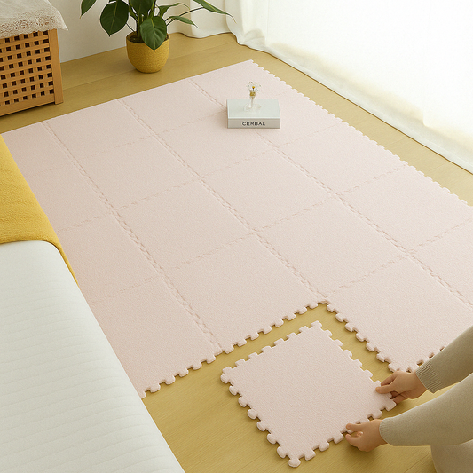 Modular Interlocking Carpet Tiles