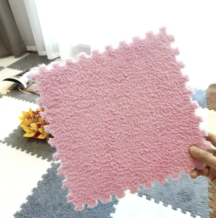 Modular Interlocking Carpet Tiles
