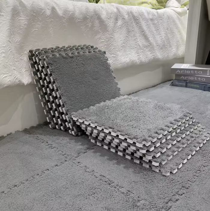 Modular Interlocking Carpet Tiles