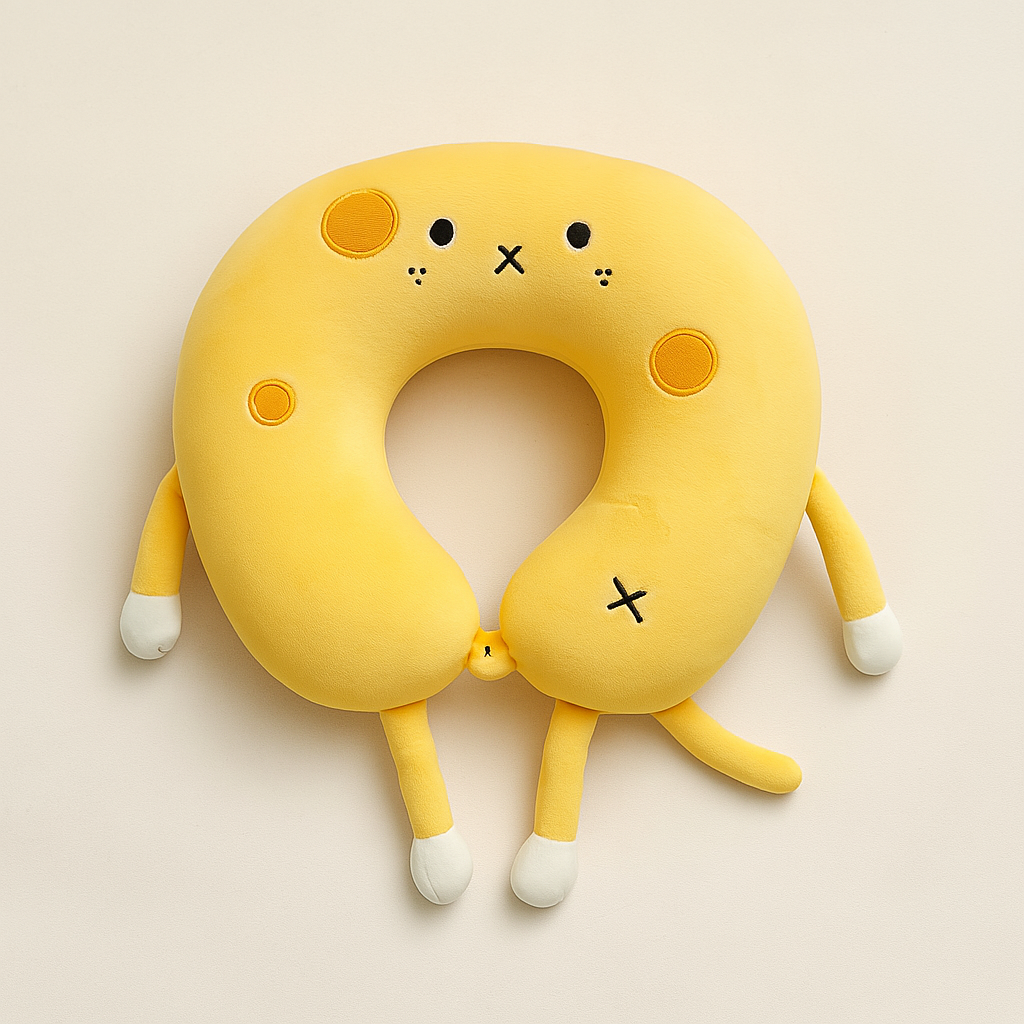 Plush Travel Buddy Neck Pillow
