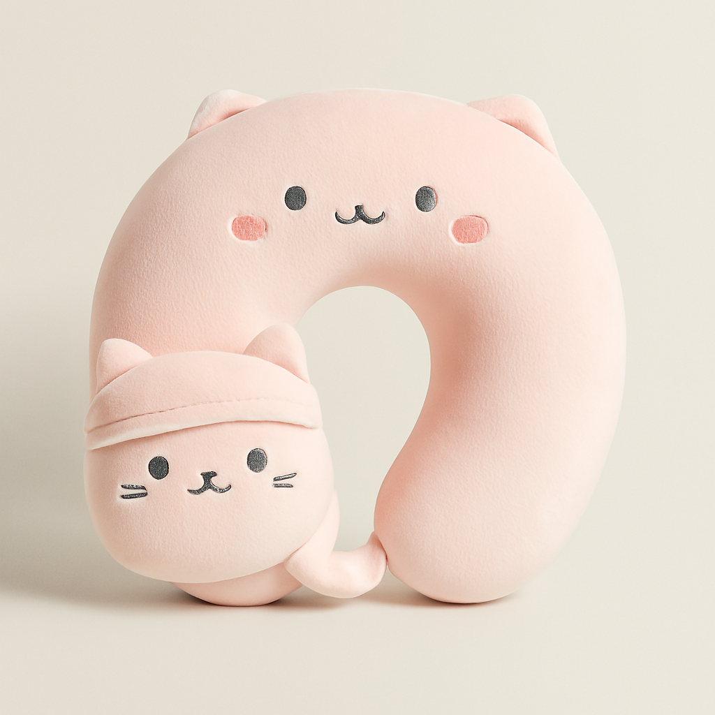 Plush Travel Buddy Neck Pillow