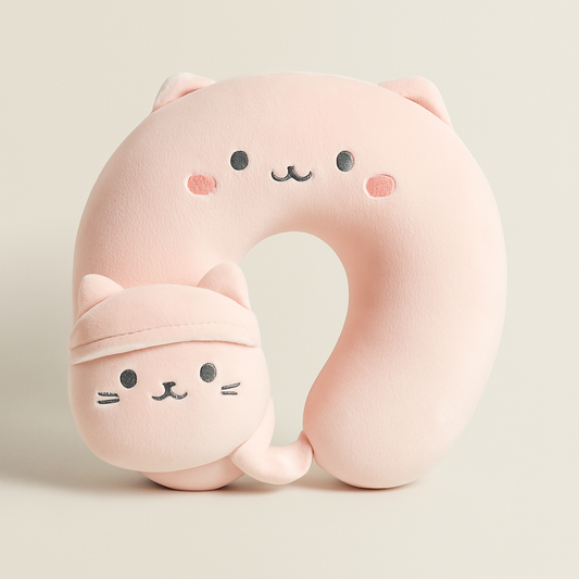 Plush Travel Buddy Neck Pillow