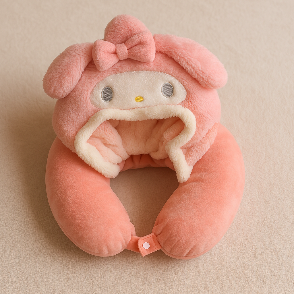 Plush Travel Buddy Neck Pillow