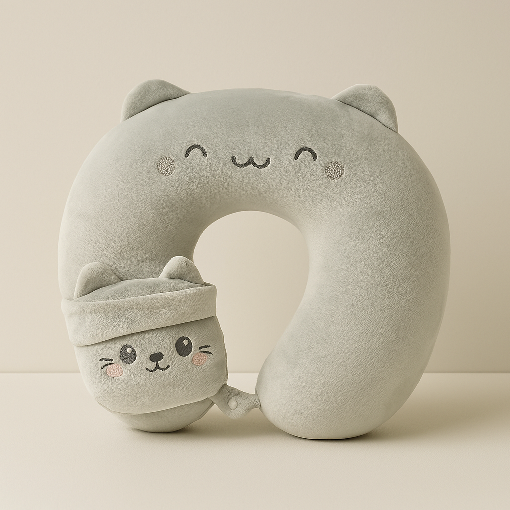 Plush Travel Buddy Neck Pillow