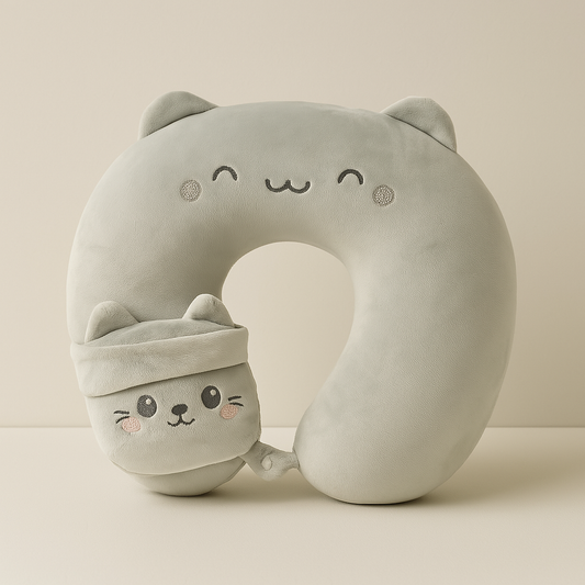 Plush Travel Buddy Neck Pillow
