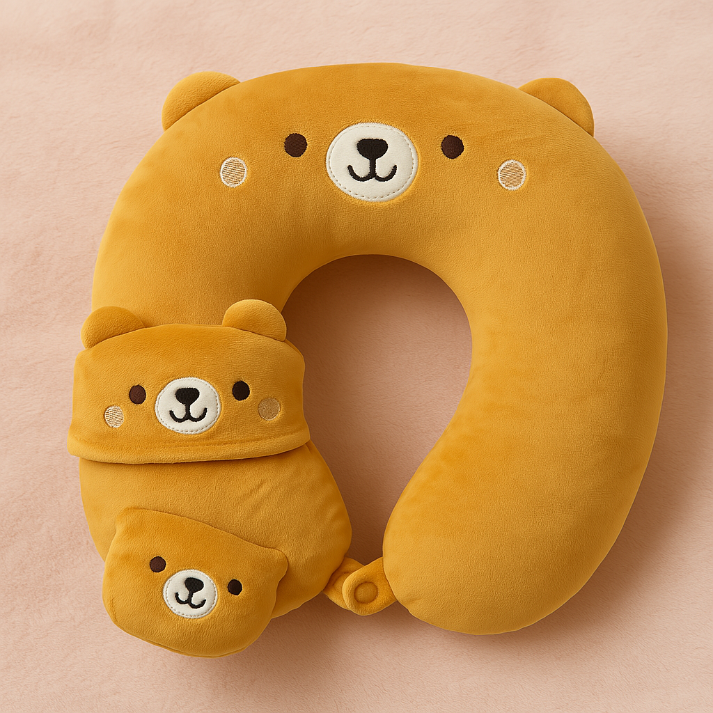 Plush Travel Buddy Neck Pillow