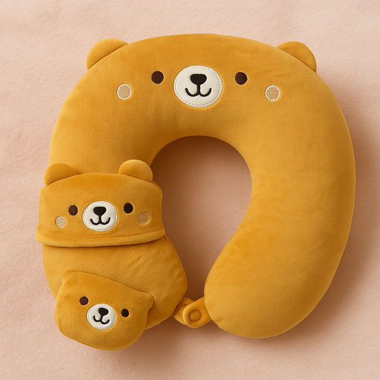 Plush Travel Buddy Neck Pillow